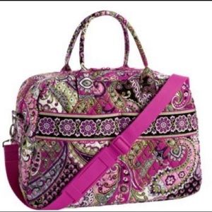 “Very Berry Paisley” Vera Bradley Weekender Bag